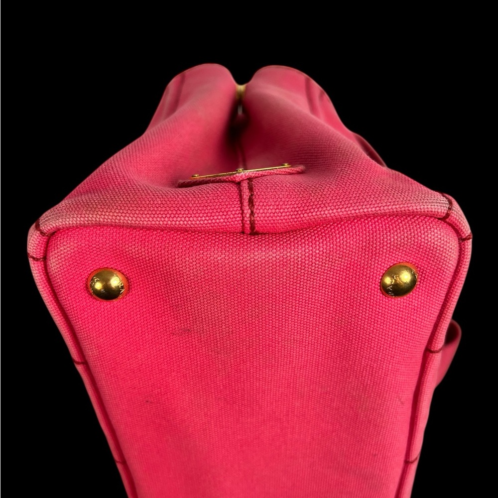 Prada Canapa Pink 2/Way Tote  (A358) - Picture 9 of 17
